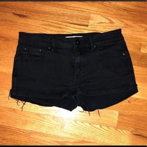 Black Jean Shorts